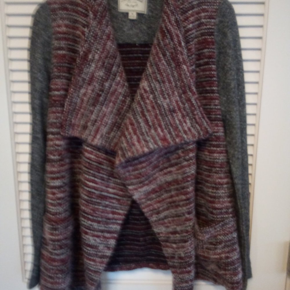 Lucky Brand Waterfall Cozy Boho Cardigan M